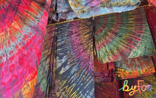 Can You Wash Multiple Tie-Dye Shirts Together? - byFon - Hand Tie Dye Ethical Clothes.