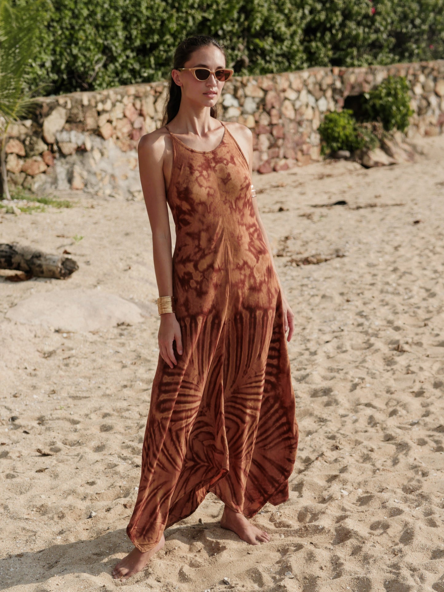 Sunset Maxi Dress Bronze