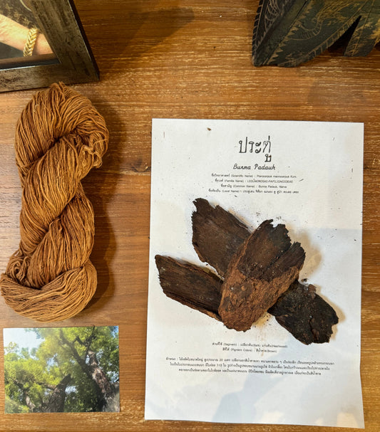 The Beauty of Natural Dye: Burma Padauk and Its Timeless Brown Hue - byFon - Hand Tie Dye Ethical Clothes.