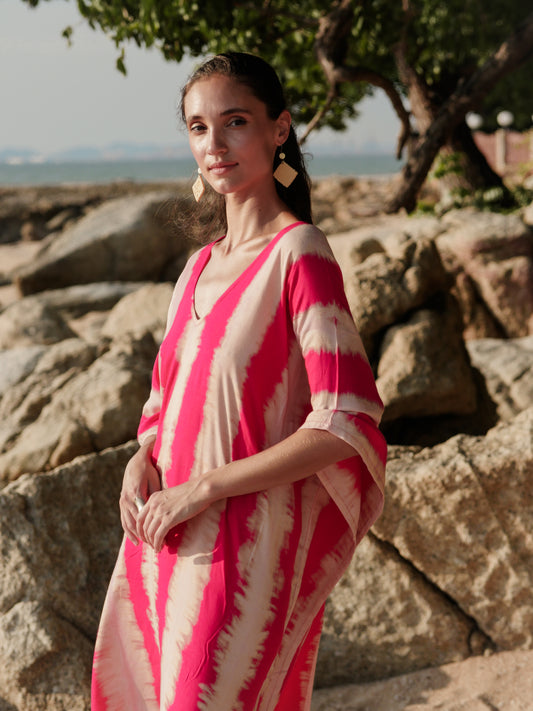 Caftan Olimpia Fuscia