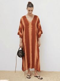 Brick — Olimpia - byFon – Exclusively Hand - Dyed Clothing, Ethically Made.
