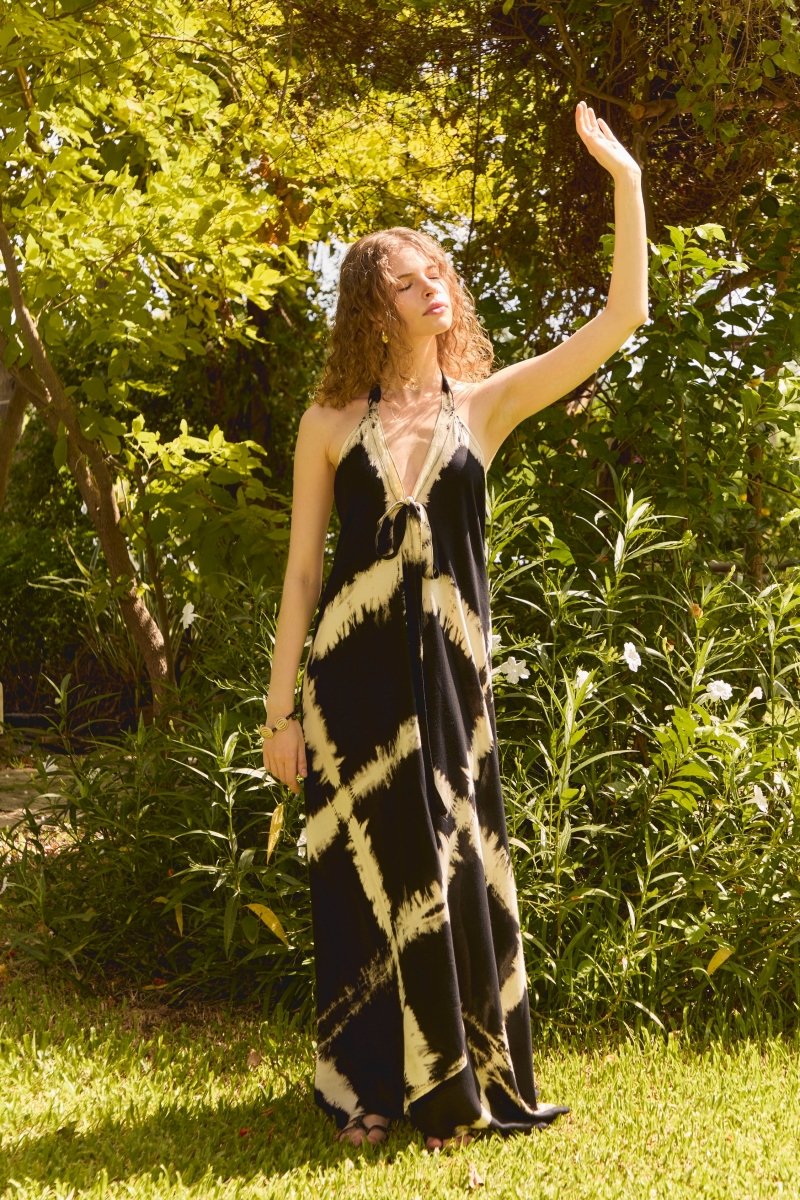 Charcoal — Criss Cross - byFon – Exclusively Hand-Dyed Clothing, Ethically Made.