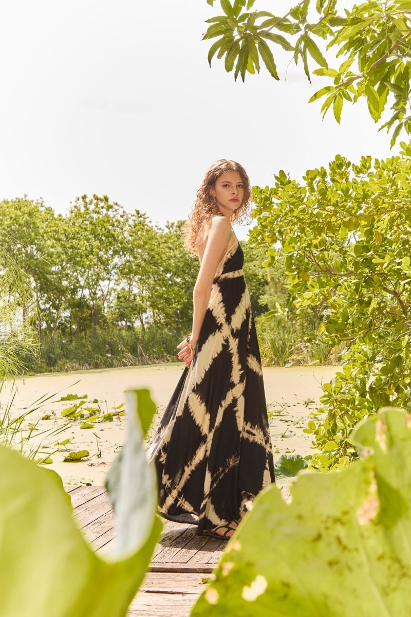 Charcoal Criss Cross byFon Exclusively Hand-Dyed Clothing, Ethically Made. Charcoal Criss Cross byFon Exclusively Hand-Dyed Clothing, Ethically Made.
