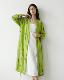 Emerald — Maxi Kimono - byFon – Exclusively Hand - Dyed Clothing, Ethically Made.
