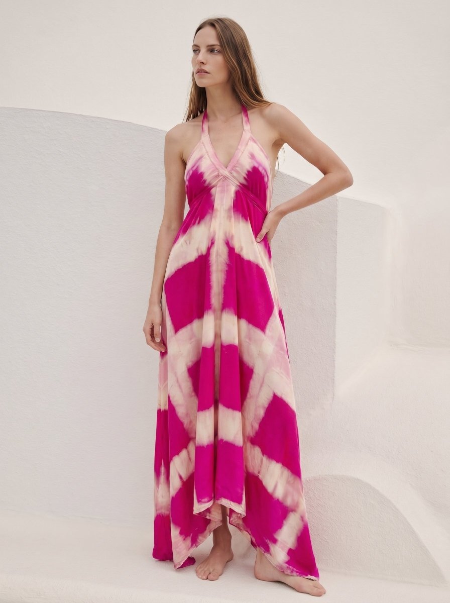 Fuscia — Criss Cross - byFon – Exclusively Hand-Dyed Clothing, Ethically Made.