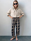 Galena — Itajime Pants - byFon – Exclusively Hand-Dyed Clothing, Ethically Made.
