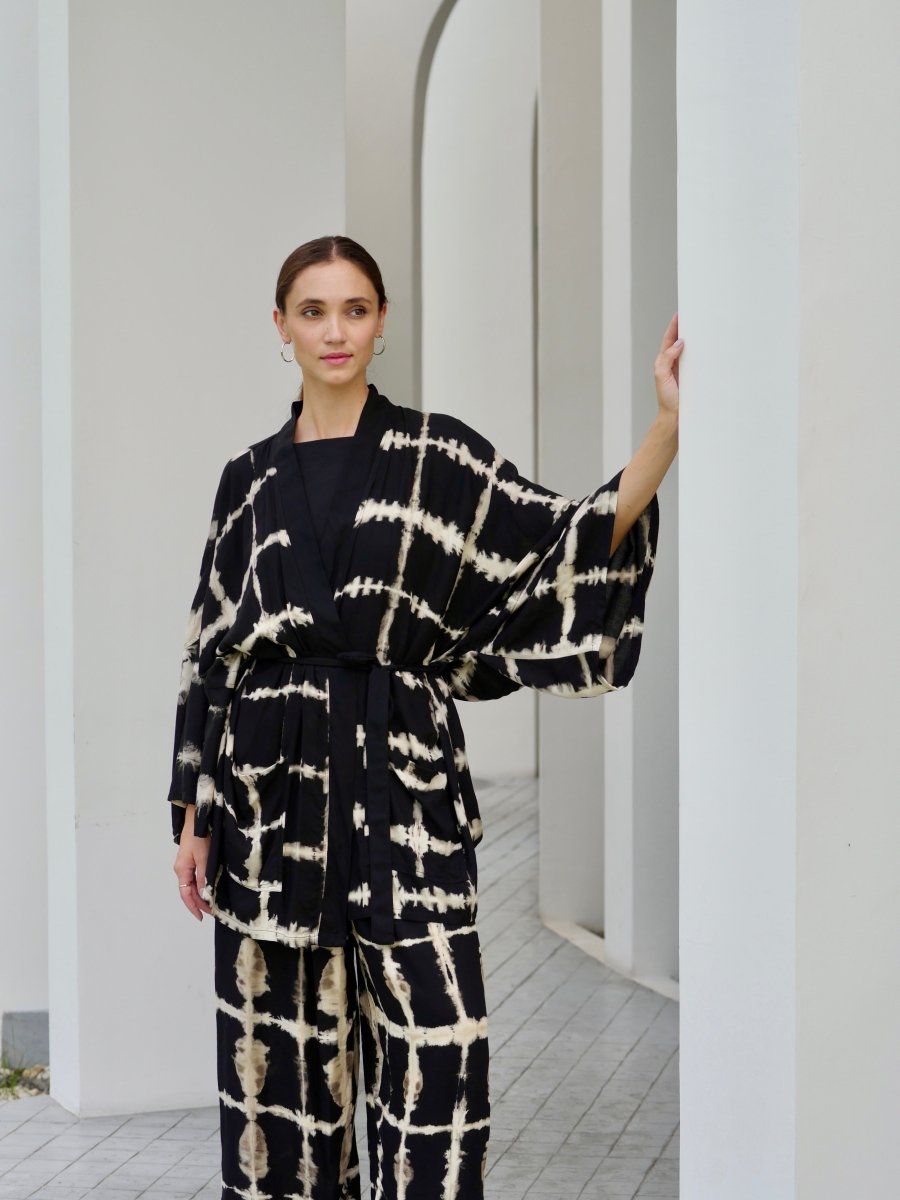 Itajime Galena Kimono