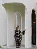 Itajime Galena Kimono - byFon – Exclusively Hand - Dyed Clothing, Ethically Made.