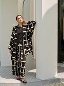 Itajime Galena Kimono - byFon – Exclusively Hand - Dyed Clothing, Ethically Made.