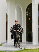 Itajime Galena Kimono - byFon – Exclusively Hand - Dyed Clothing, Ethically Made.