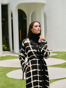 Itajime Galena Maxi Kimono - byFon – Exclusively Hand - Dyed Clothing, Ethically Made.