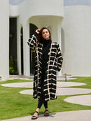 Itajime Galena Maxi Kimono - byFon – Exclusively Hand - Dyed Clothing, Ethically Made.