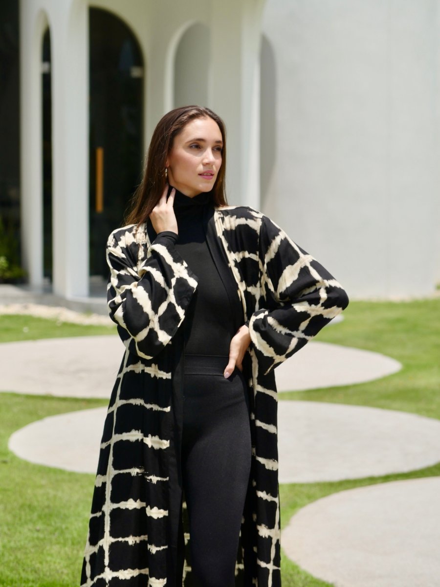 Itajime Galena Maxi Kimono
