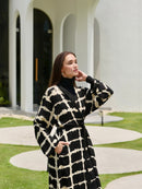 Itajime Galena Maxi Kimono - byFon – Exclusively Hand - Dyed Clothing, Ethically Made.