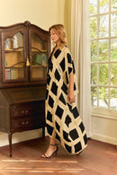 Itajime Kaftan Bishop - byFon – Exclusively Hand - Dyed Clothing, Ethically Made.