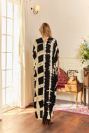 Itajime Kaftan Bishop - byFon – Exclusively Hand - Dyed Clothing, Ethically Made.