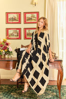 Itajime Kaftan Bishop - byFon – Exclusively Hand - Dyed Clothing, Ethically Made.