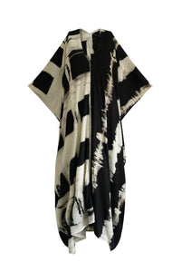 Itajime Kaftan Bishop - byFon - Hand Tie Dye Ethical Clothes.