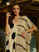 Itajime Kaftan Queen - byFon - Hand Tie Dye Ethical Clothes.