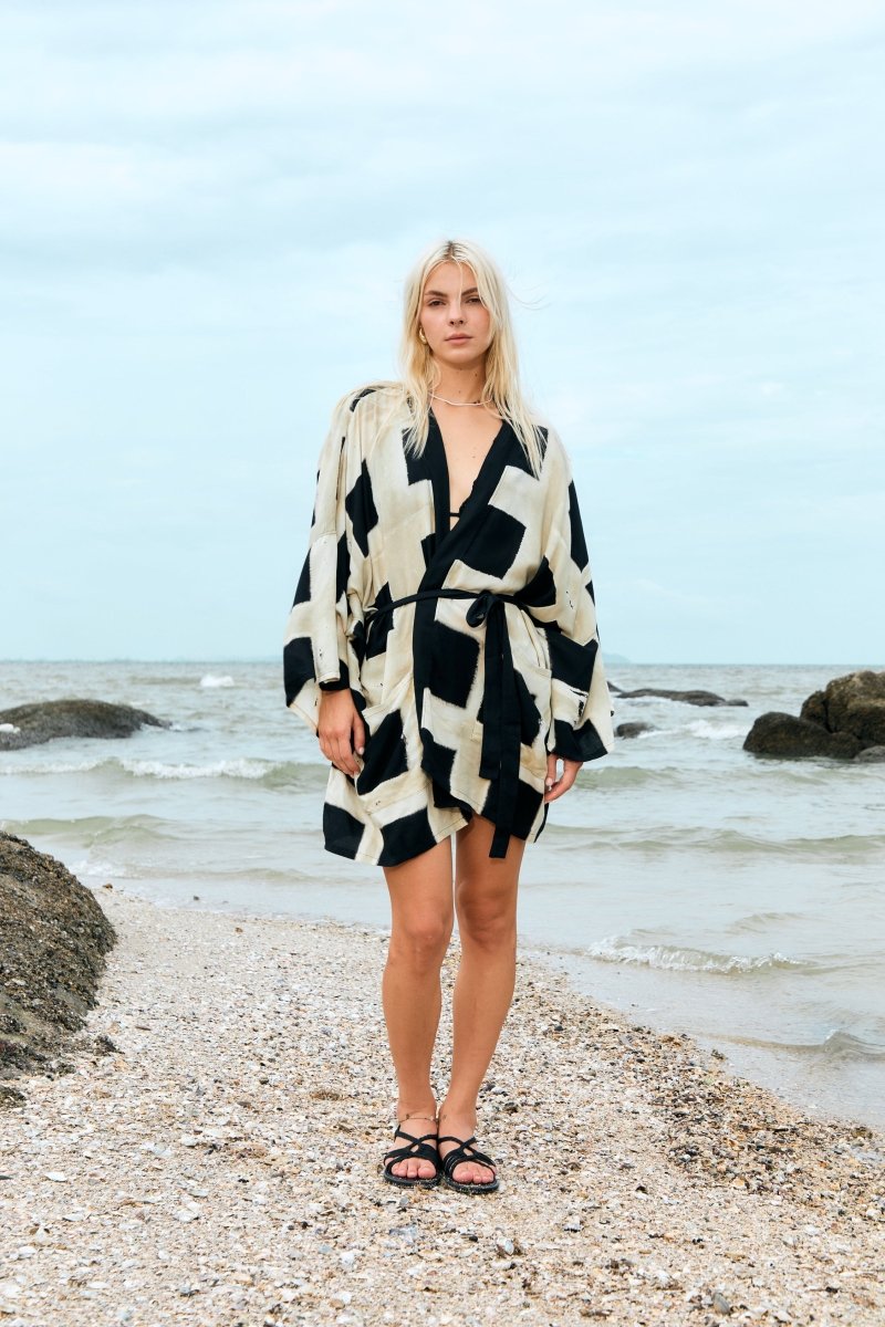 Kimono Midi Zebra