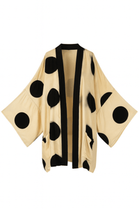 Itajime Moon Kimono - byFon – Exclusively Hand - Dyed Clothing, Ethically Made.