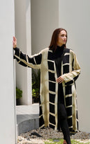 Itajime Zyanya Maxi Kimono - byFon – Exclusively Hand - Dyed Clothing, Ethically Made.