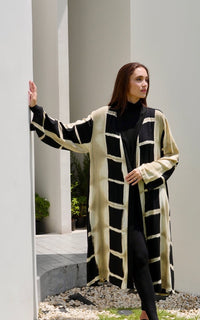 Itajime Zyanya Maxi Kimono - byFon – Exclusively Hand - Dyed Clothing, Ethically Made.