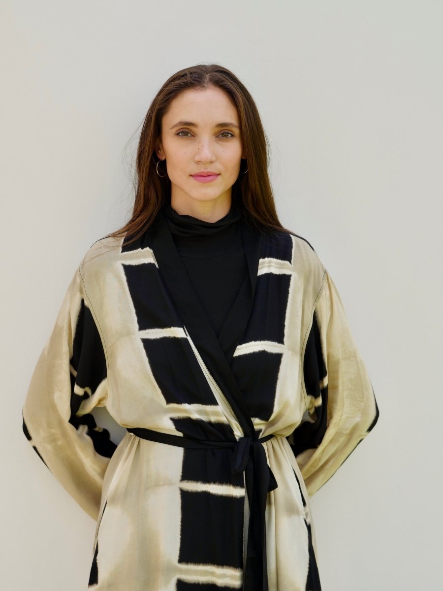 Itajime Zyanya Maxi Kimono
