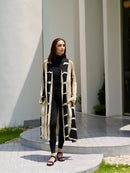 Itajime Zyanya Maxi Kimono - byFon – Exclusively Hand - Dyed Clothing, Ethically Made.