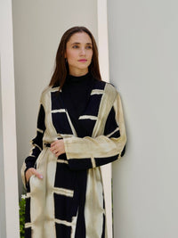 Itajime Zyanya Maxi Kimono - byFon – Exclusively Hand - Dyed Clothing, Ethically Made.