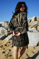 Kimono Midi Zebra - byFon - Hand Tie Dye Ethical Clothes.
