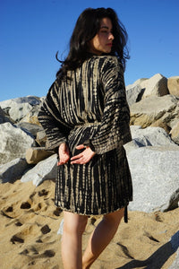 Kimono Midi Zebra - byFon - Hand Tie Dye Ethical Clothes.