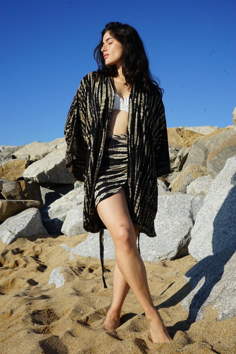 Zebra  — Midi Kimono