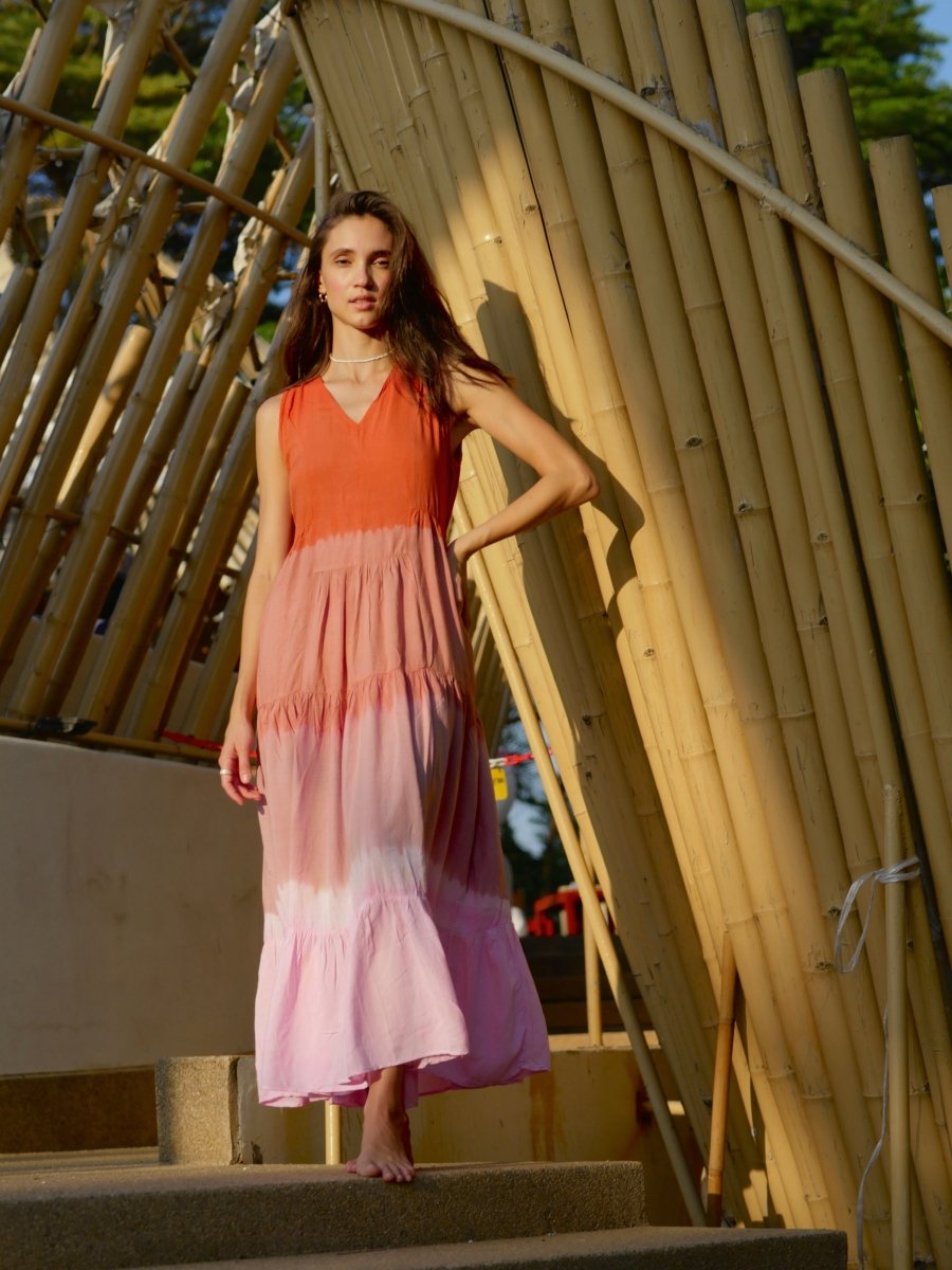 Maxi Vestido Leena Sun Set 