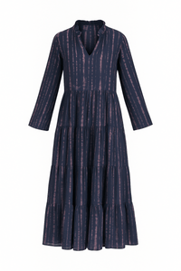 Merida Azure maxi dress - byFon – Exclusively Hand - Dyed Clothing, Ethically Made.