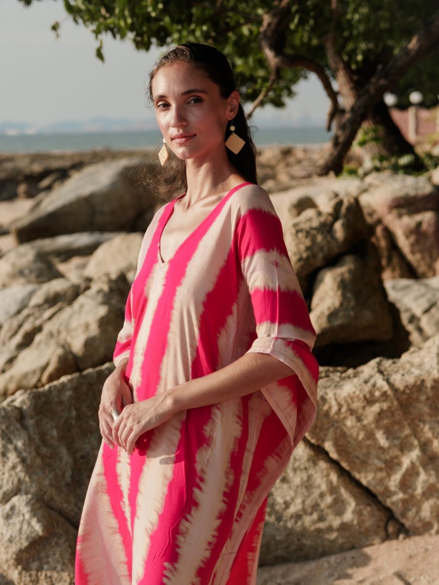 Olimpia Fuscia Kaftan