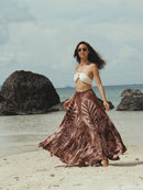 Palazzo Brown Pants - byFon - Hand Tie Dye Ethical Clothes.