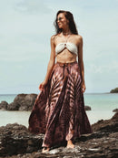 Palazzo Brown Pants - byFon - Hand Tie Dye Ethical Clothes.