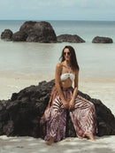 Palazzo Brown Pants - byFon - Hand Tie Dye Ethical Clothes.