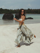 Palazzo Matcha Pants - byFon - Hand Tie Dye Ethical Clothes.