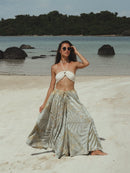 Palazzo Matcha Pants - byFon - Hand Tie Dye Ethical Clothes.