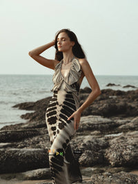 Prado maxi dress - byFon – Exclusively Hand - Dyed Clothing, Ethically Made.