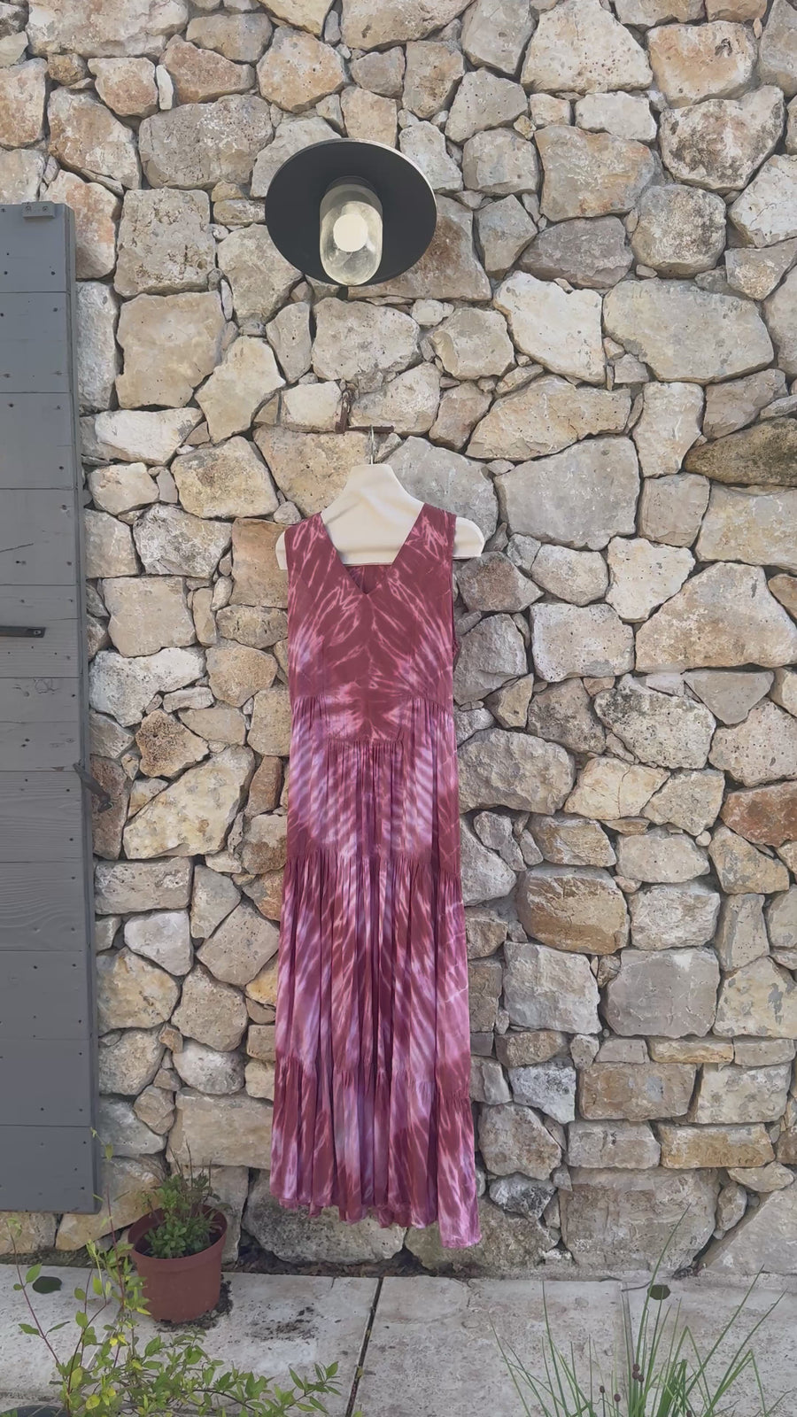 Maxi Vestido Leena Rose Gold