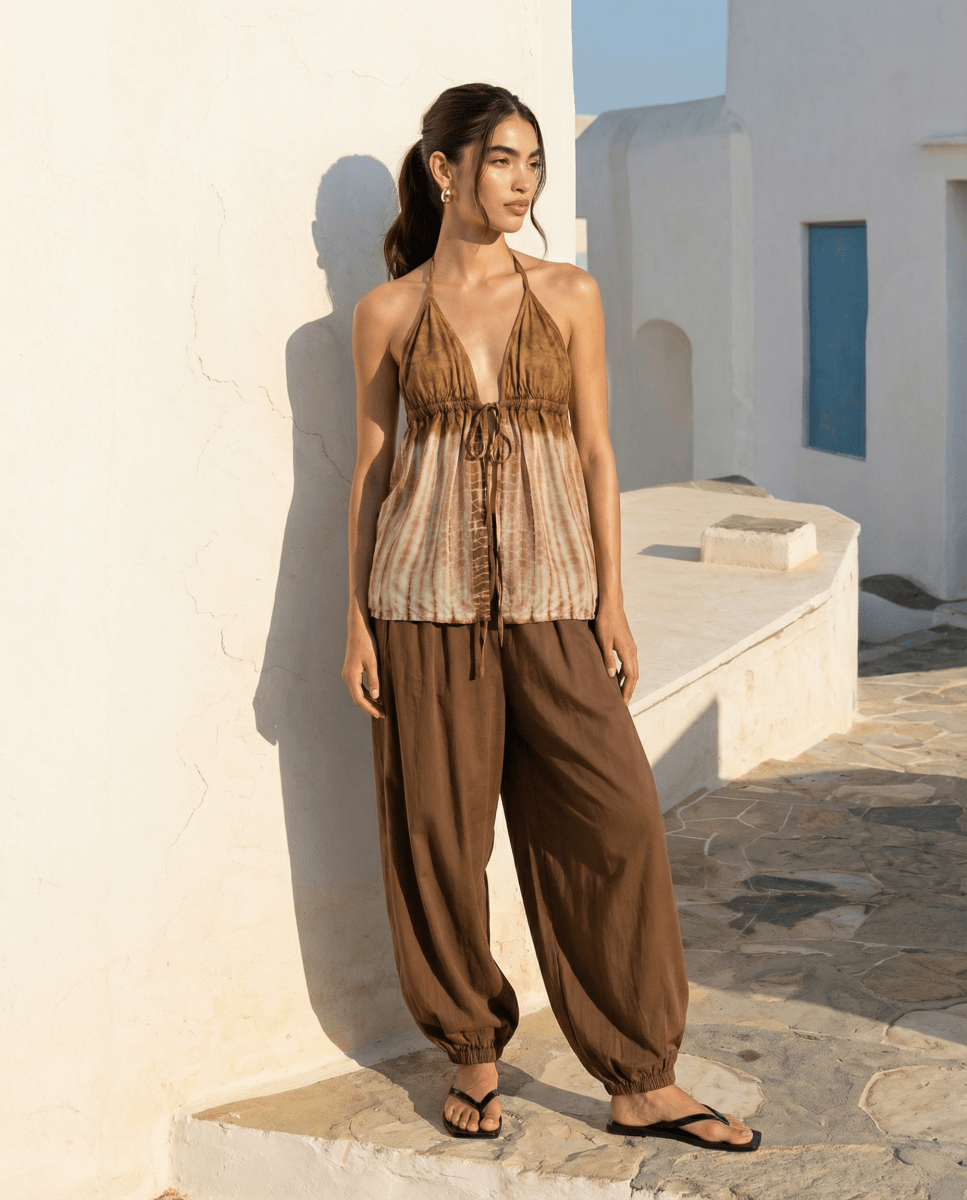 Sand — Bella - byFon – Exclusively Hand - Dyed Clothing, Ethically Made.