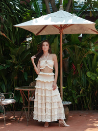 Sand Bloom — Skirt - byFon – Exclusively Hand - Dyed Clothing, Ethically Made.