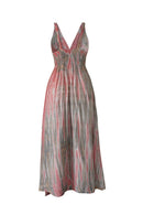 Sienna Coral Dress - byFon - Hand Tie Dye Ethical Clothes.
