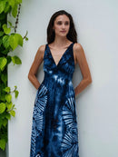 Sienna Indigo Dress - byFon - Hand Tie Dye Ethical Clothes.