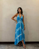 Sky — Criss Cross - byFon – Exclusively Hand-Dyed Clothing, Ethically Made.