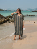 Stone — Petite Kaftan - byFon – Exclusively Hand - Dyed Clothing, Ethically Made.
