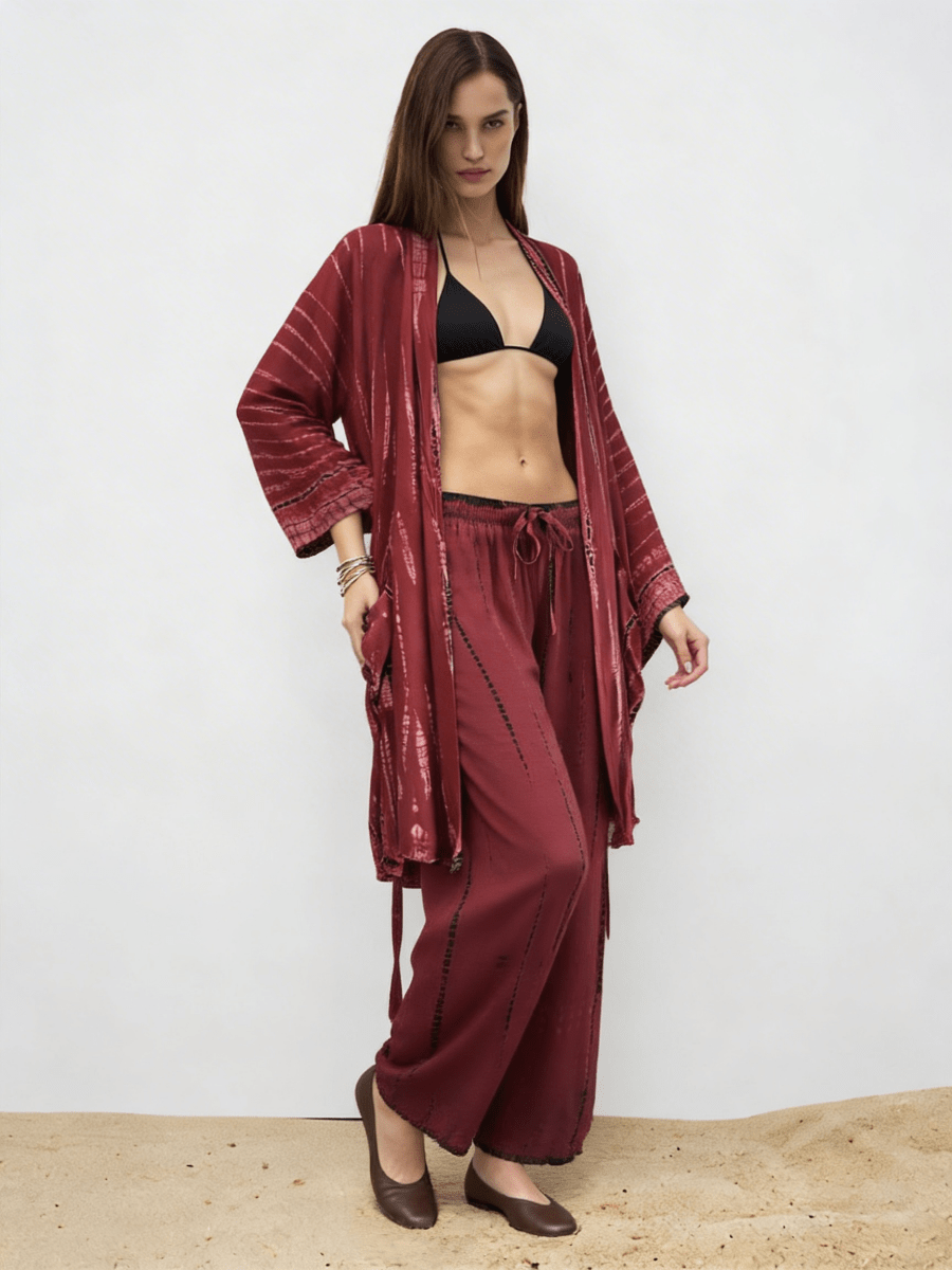 Tomato  — Midi Kimono